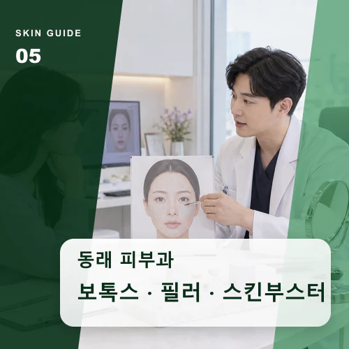 동래피부과 | 동래 스킨부스터·보톡스·필러, 필요한 층만 선택